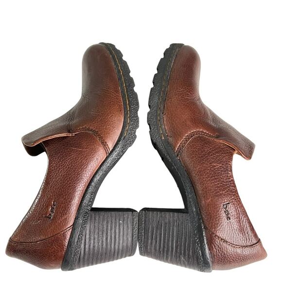 B.O.C. BORN CONCEPT Carla Slip-On Shoe Brown Leather Women's Size 7 - Picture 4 of 10